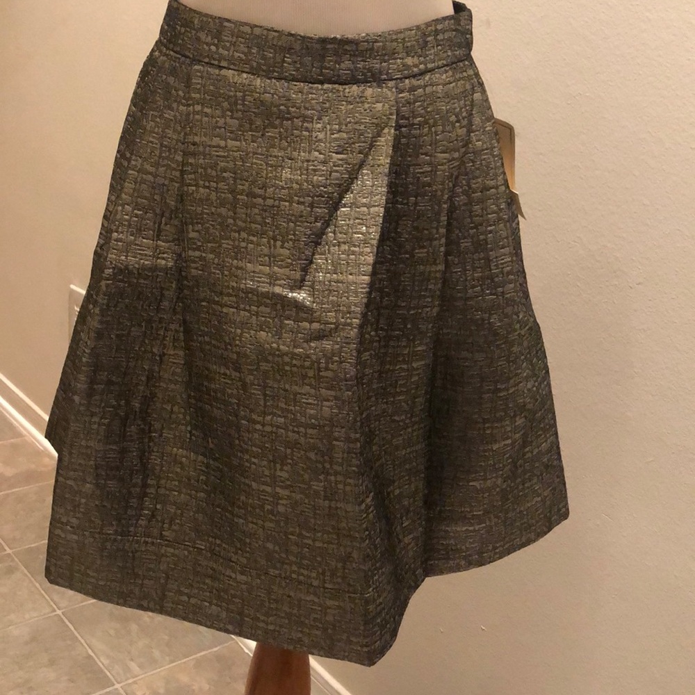 Shoshanna Metallic Skirt